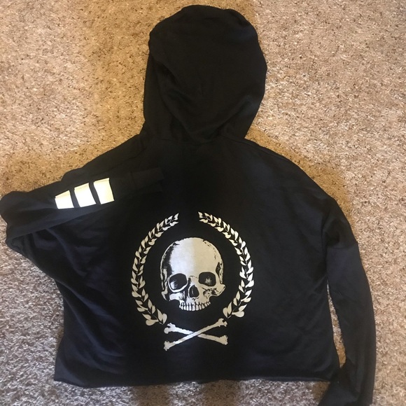 Lauren Moshi Tops - Lauren Moshi crop hoodie Medium